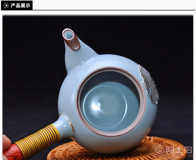 【德名堂陶瓷壶银壶纯银990特价厂家直销煮茶壶泡茶壶汝窑茶具批发ry0300322