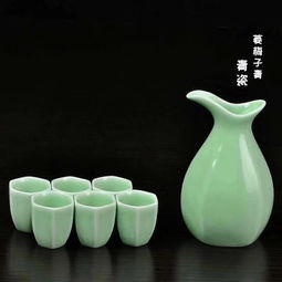 批发陶瓷酒具 陶瓷酒具7件套批发