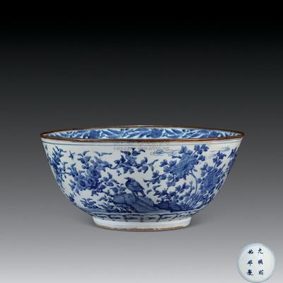 【明万历 青花花鸟大碗】拍卖品_图片_价格_鉴赏_明代青花瓷器_雅昌艺术品拍卖网