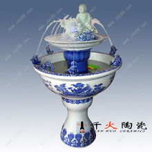 供应景德镇陶瓷喷泉 喷泉加湿器定做批发 园林装饰品 陶瓷喷泉生产厂家价格 厂家 图片