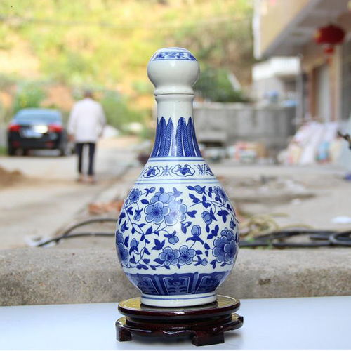 中高档陶瓷酒瓶定制 异型酒瓶青花瓷礼品酒瓶