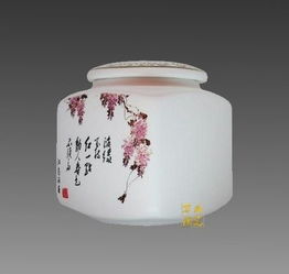 万业陶瓷新品陶瓷茶叶罐订做 青花瓷食品罐批发价格