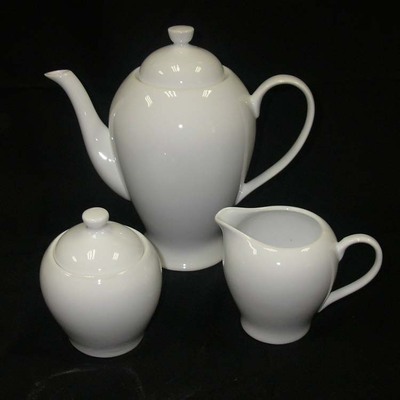 【YB-20132 潮州高温陶瓷白胎 三壶 糖奶茶壶 白胎产品 日用陶瓷】价格,厂家,图片,茶具套装,潮州市艺邦瓷业-